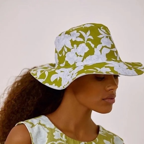 NWT Anthropologie Leyla Floral  Print Bucket Hat - Picture 2 of 6